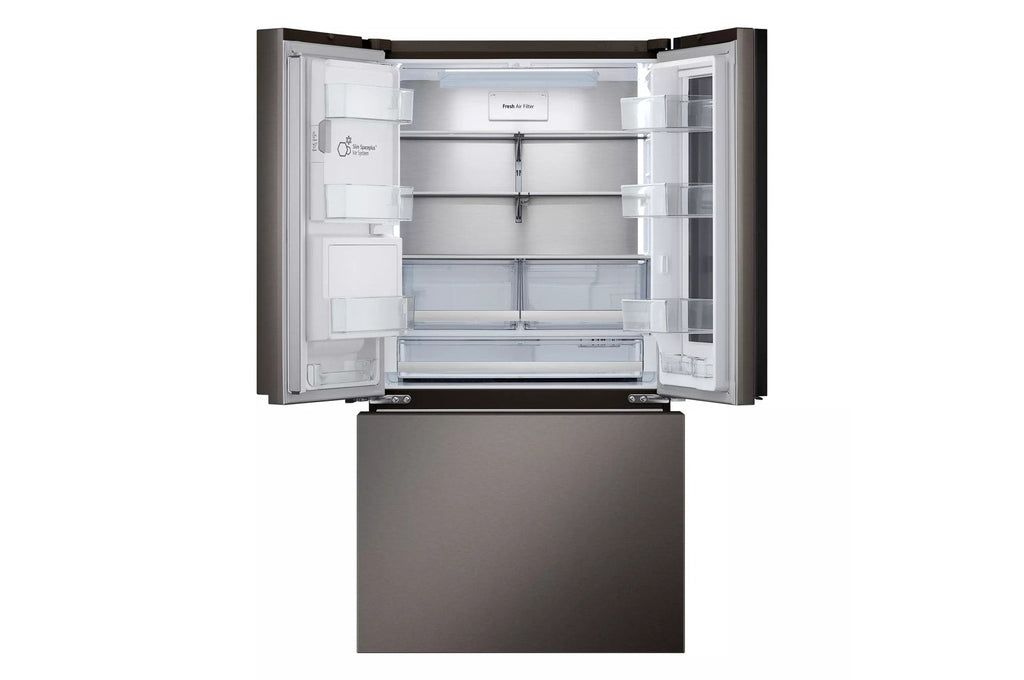 LG 31 cu. ft. Smart Standard-Depth MAX™ French Door Refrigerator with Four Types of Ice and Mirror InstaView®