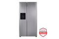 LG  27 Cu. Ft. Standard-depth, Side-by-side Refrigerator, With Ice And Water And Bar Handle Design - PrintProof Stainless Steel (LS27T3230S)