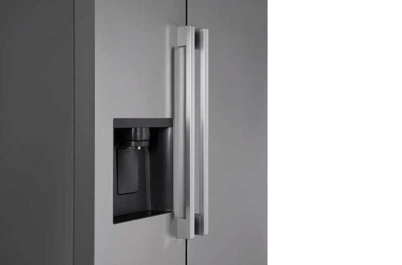LG  27 Cu. Ft. Standard-depth, Side-by-side Refrigerator, With Ice And Water And Bar Handle Design - PrintProof Stainless Steel (LS27T3230S)