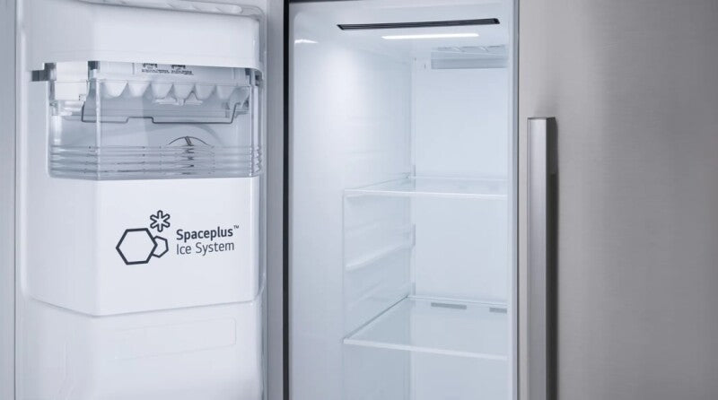LG  27 Cu. Ft. Standard-depth, Side-by-side Refrigerator, With Ice And Water And Bar Handle Design - PrintProof Stainless Steel (LS27T3230S)