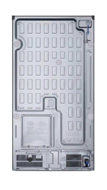 LG  27 Cu. Ft. Standard-depth, Side-by-side Refrigerator, With Ice And Water And Bar Handle Design - PrintProof Stainless Steel (LS27T3230S)