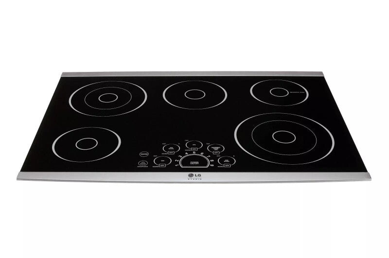 LG Studio  30” Electric Cooktop - Black (LSCE305ST)