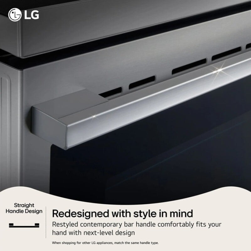 LG  6.3 Cu Ft. Smart Electric Slide-in Range With Air Fry & Easyclean® - Print Proof Stainless Steel (LSEL6333XE)