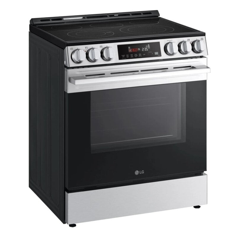LG  6.3 Cu Ft. Smart Electric Slide-in Range With Air Fry & Easyclean® - Print Proof Stainless Steel (LSEL6333XE)