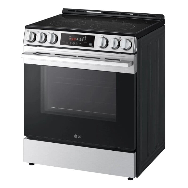 LG  6.3 Cu Ft. Smart Electric Slide-in Range With Air Fry & Easyclean® - Print Proof Stainless Steel (LSEL6333XE)