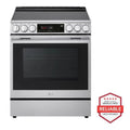 LG  6.3 Cu. Ft. Smart Electric Slide-in Range With Instaview®, Probake Convection®, And Air Fry - Print Proof Stainless Steel (LSEL6337XE)