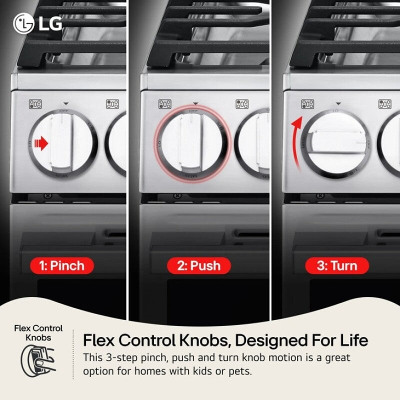 LG  6.3 Cu. Ft. Smart Electric Slide-in Range With Instaview®, Probake Convection®, And Air Fry - Print Proof Stainless Steel (LSEL6337XE)