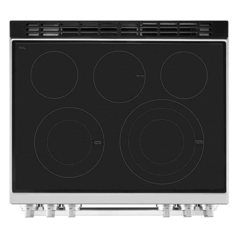 LG  6.3 Cu. Ft. Smart Electric Slide-in Range With Instaview®, Probake Convection®, And Air Fry - Print Proof Stainless Steel (LSEL6337XE)