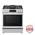 LG  6.3 Cu. Ft. Smart Wi-fi Enabled Probake Convection® Instaview® gas Slide-in Range With Air Fry - Print Proof Stainless Steel (LSGL6335F)