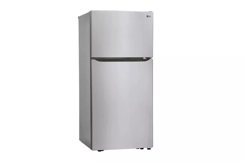 LG 23.8-Inch 20 Cu. Ft. 30 Inch Wide Top Freezer Refrigerator - Stainless Steel - Stainless Steel (LTCS20020S)