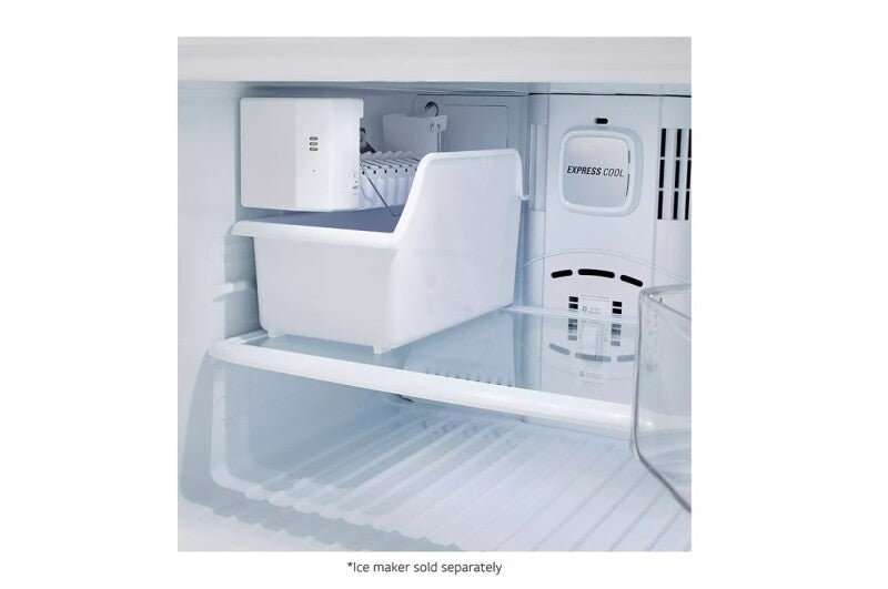 LG 23.8-Inch 20 Cu. Ft. 30 Inch Wide Top Freezer Refrigerator - Stainless Steel - Stainless Steel (LTCS20020S)