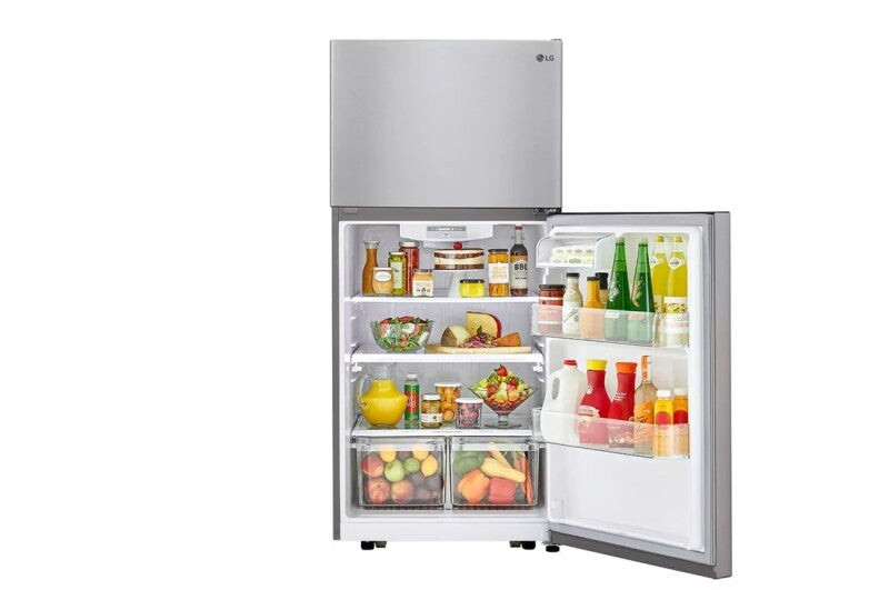 LG 30-Inch 20 Cu. Ft. Top Freezer Refrigerator - Stainless Steel (LTCS20030S)