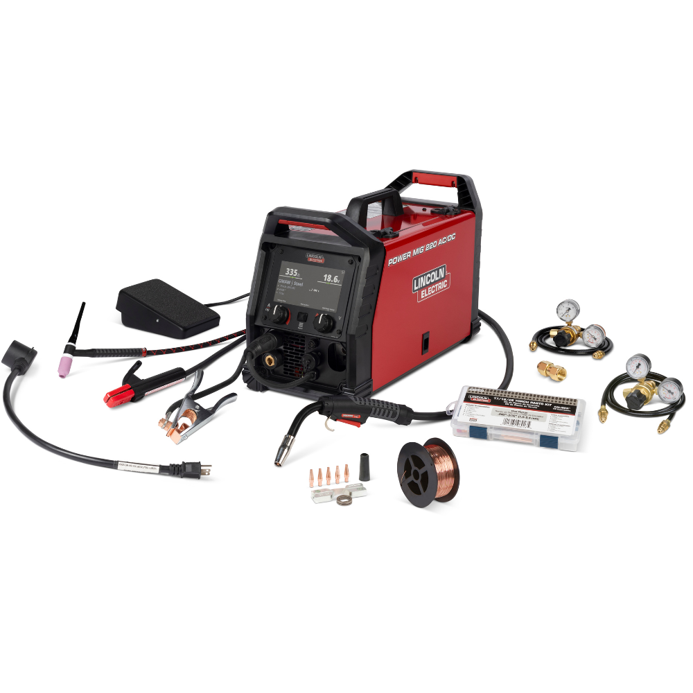 Lincoln Power MIG 220 AC/DC Multi-Process Welder - K5379-1