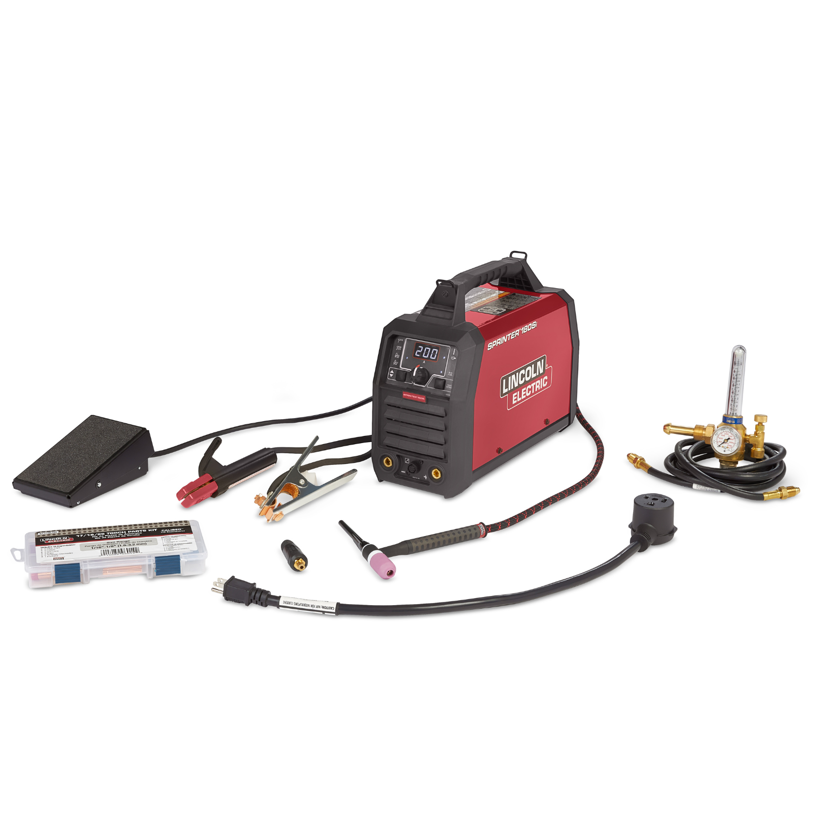 Lincoln Sprinter 180Si Stick Welder Case & TIG One-Pak - K5585-2