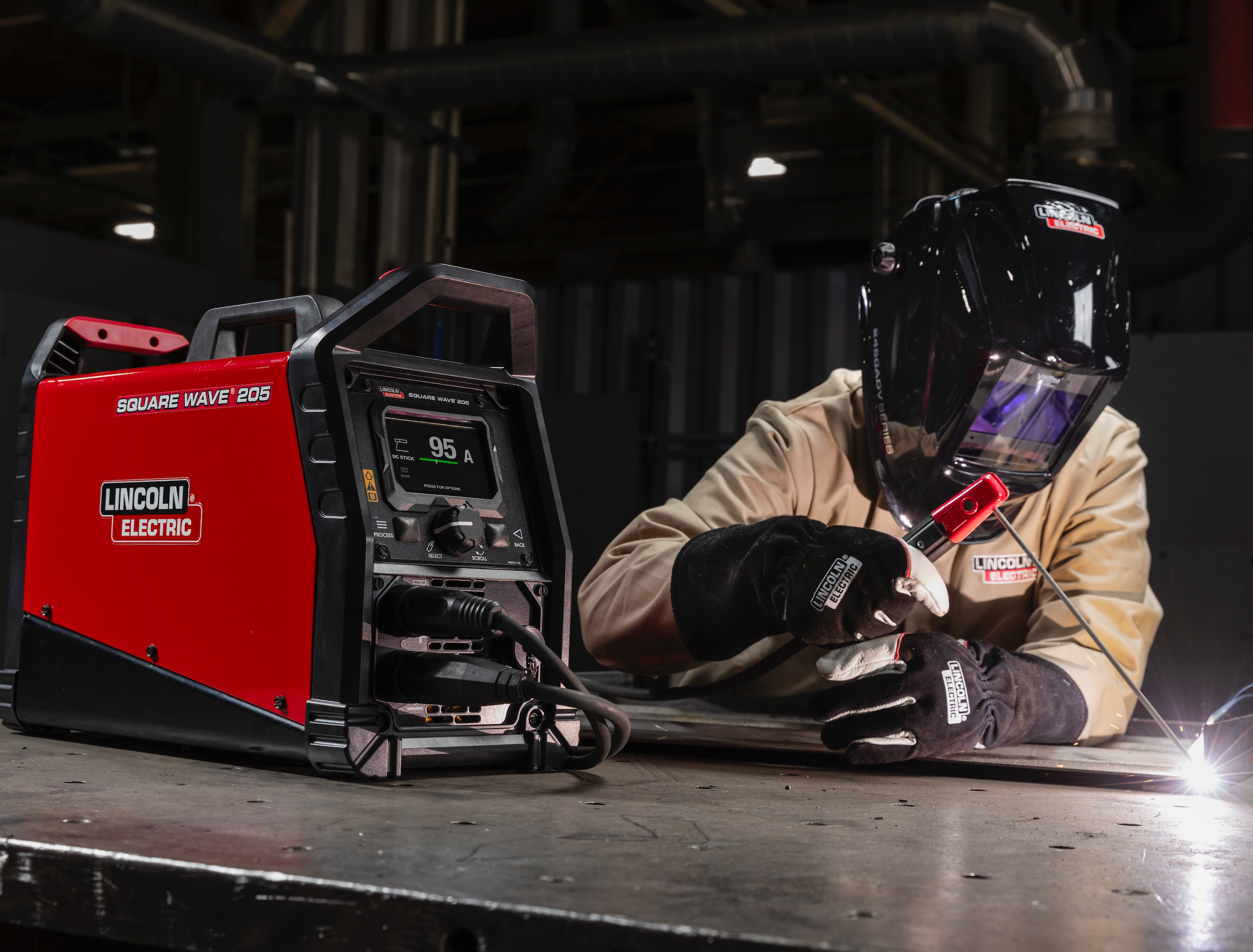 Lincoln Square Wave 205 TIG/Stick Welder - K5613-1