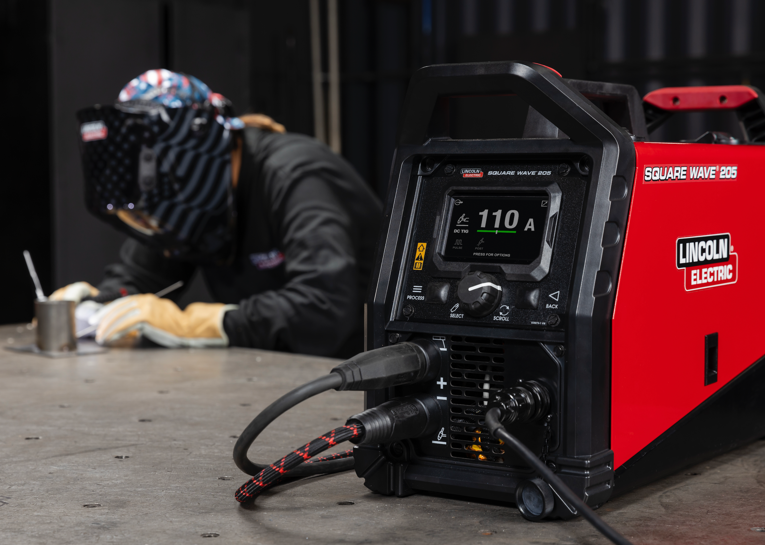 Lincoln Square Wave 205 TIG/Stick Welder - K5613-1