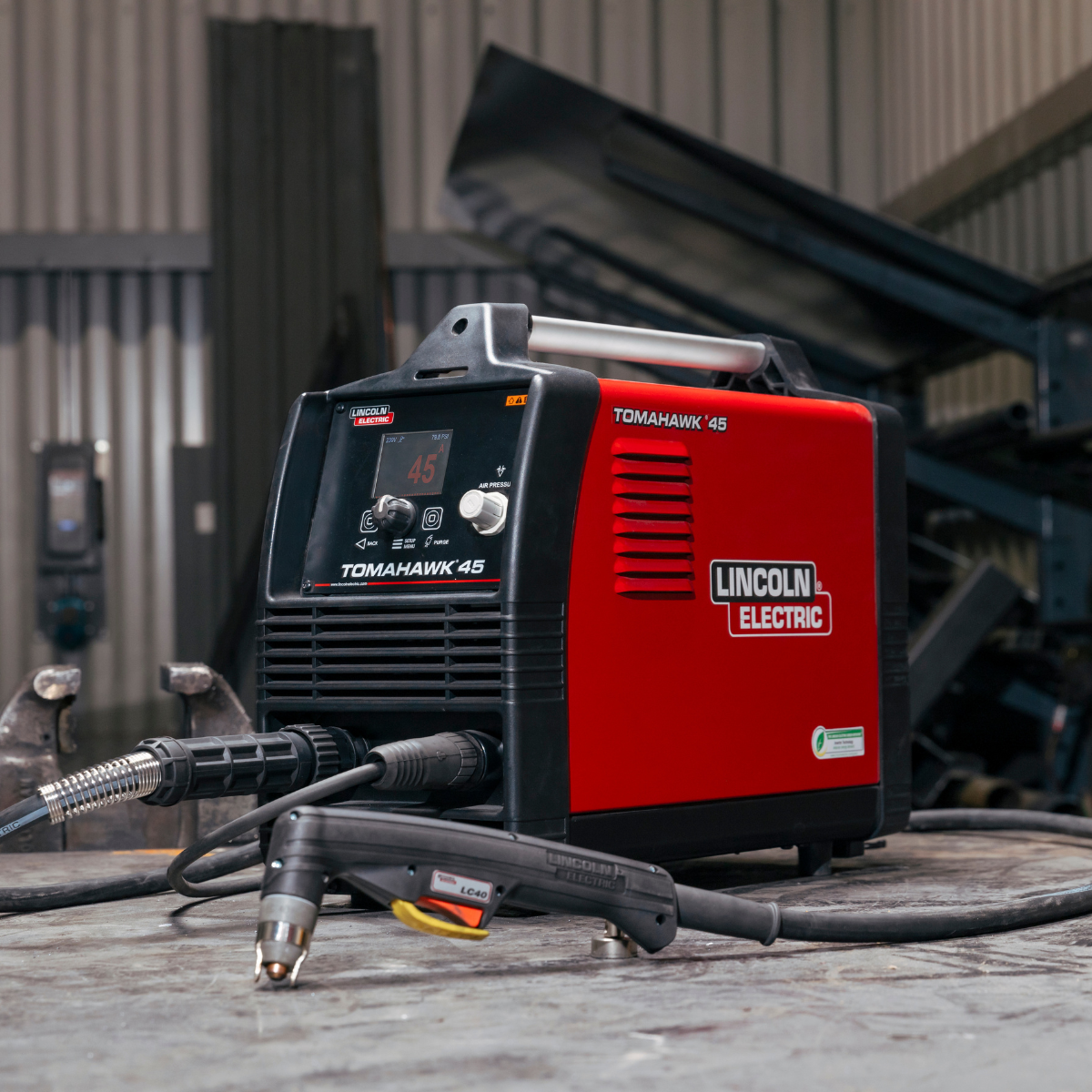 Lincoln Tomahawk 45 Plasma Cutter 20' Hand Torch - K5458-1