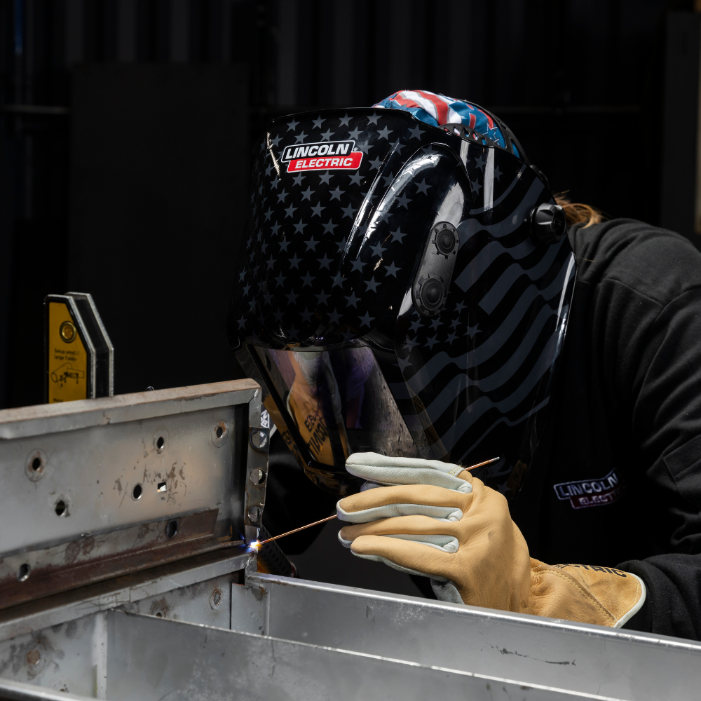 Lincoln Viking 3350 ADV Star-Spangled 5th Gen Welding Helmet - K5559-5