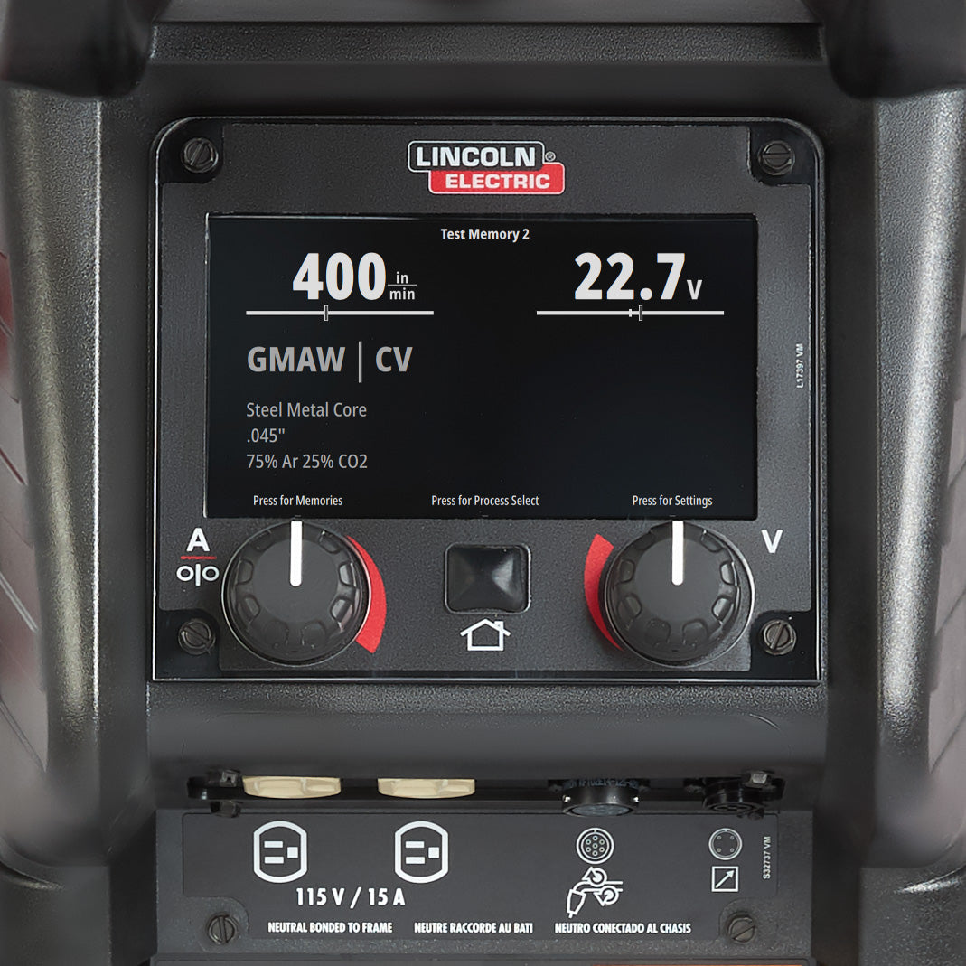 Lincoln POWER MIG 262P Pulsed MIG Welder - K5378-1