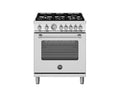 BERTAZZONI  30 inch All Gas Range, 5 Burners - Stainless Steel (MAS305GASXV)