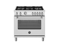 BERTAZZONI  36 inch All Gas Range, 5 Burners - Stainless Steel (MAS365GASXV)