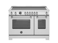 BERTAZZONI  48 inch Induction Range, 6 Heating Zones and Cast Iron Griddle, Electric Self-Clean Oven - Stainless Steel (MAS486IGFEPXT)