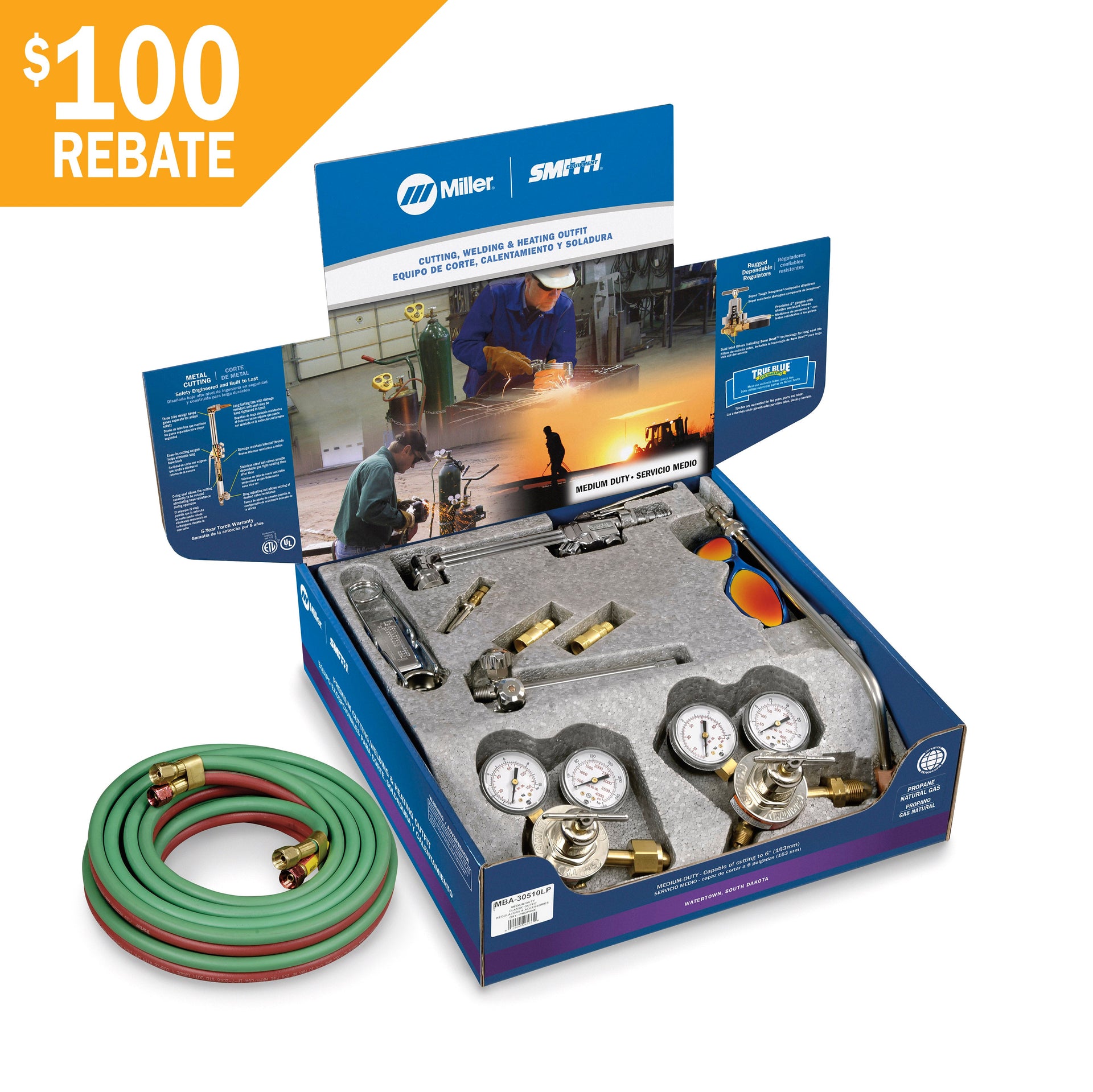 Smith Med Duty Cutting/Heating 510 Outfit Propane - MBA-30510LP