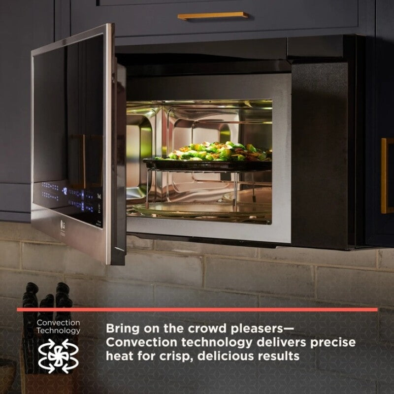 LG Studio  1.7 Cu. Ft. Over-the-range Convection Microwave Oven With Air Fry - Essence White (MHES1738N)