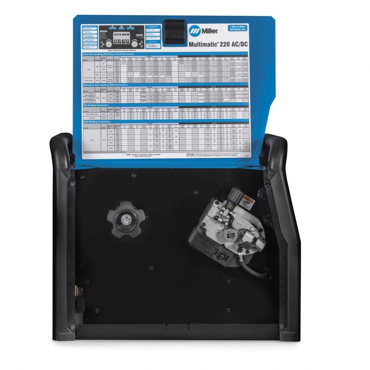 Miller Multimatic 220 AC/DC Multiprocess Welder w/ Cart - 951000070