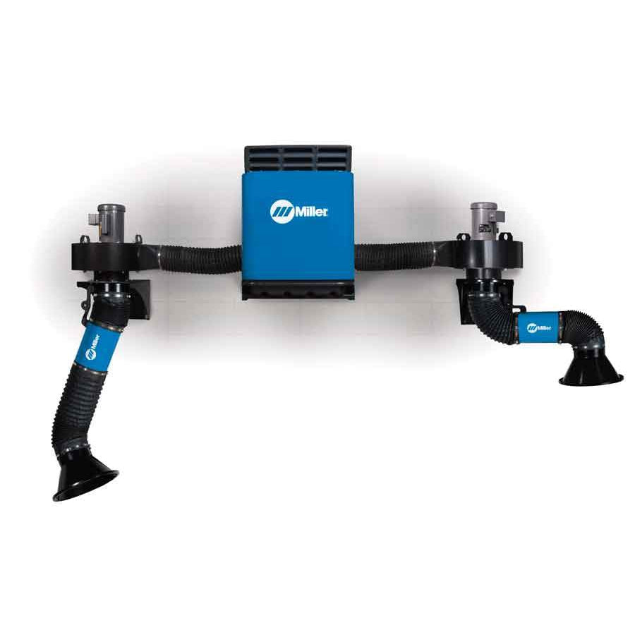 Miller Filtair SWX Dual Arm Add On Package W/ 3-4.5' Telescoping Extraction Arm - 951621