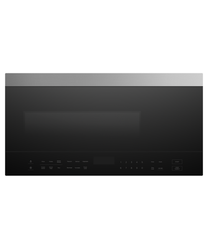 Fisher Paykel  30" Series 5Contemporary Over the Range Microwave - Black (MOH30SB1)