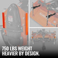 48 in Rotary Tiller,  3 Point Hitch Cat.1 & 2,  Gear Drive,  PTO Shaft Included with Slip Clutch,  25-50 HP,  MRT48
