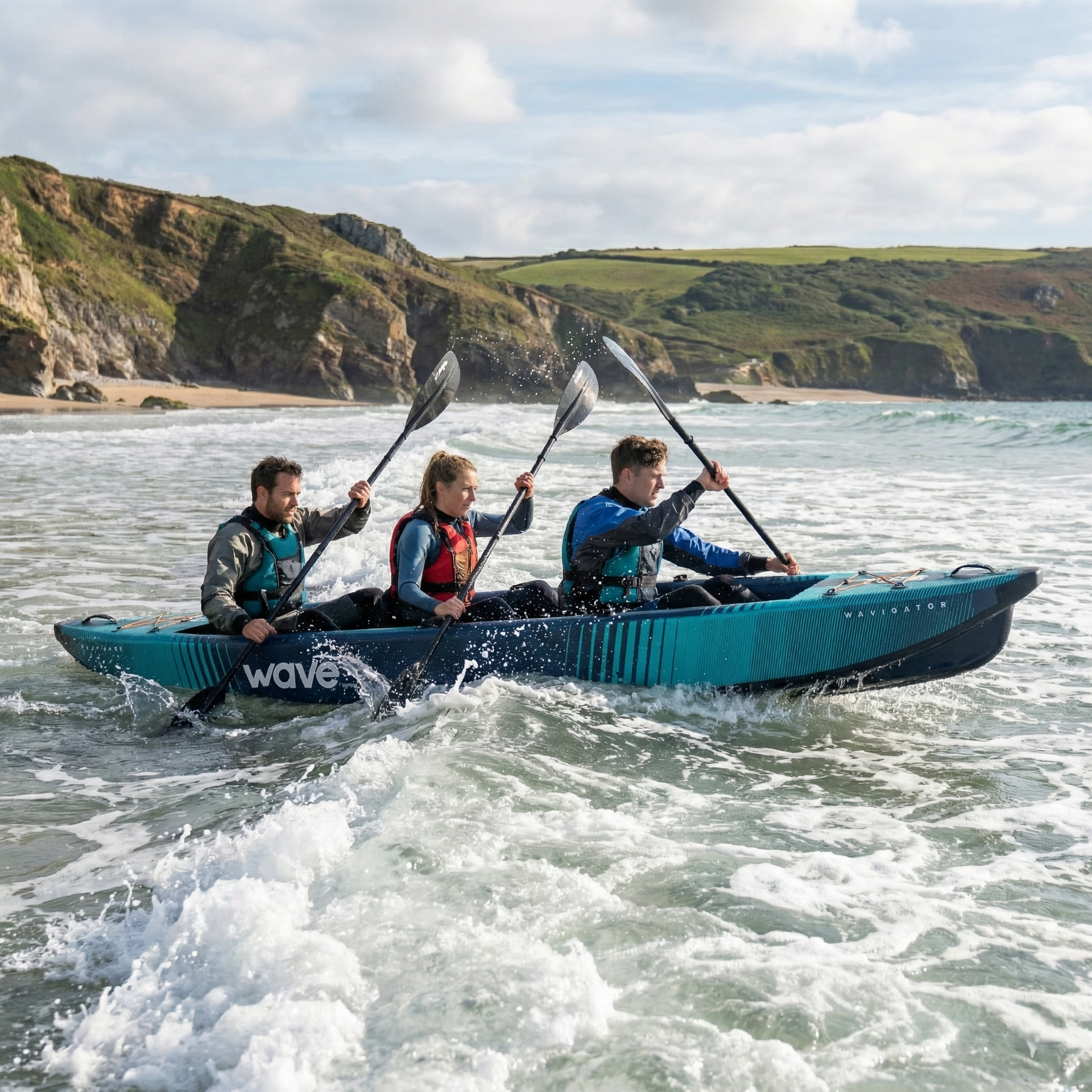 Wave Navigator 3.0 Inflatable Kayak 1-3 Seater Drop-Stitch New