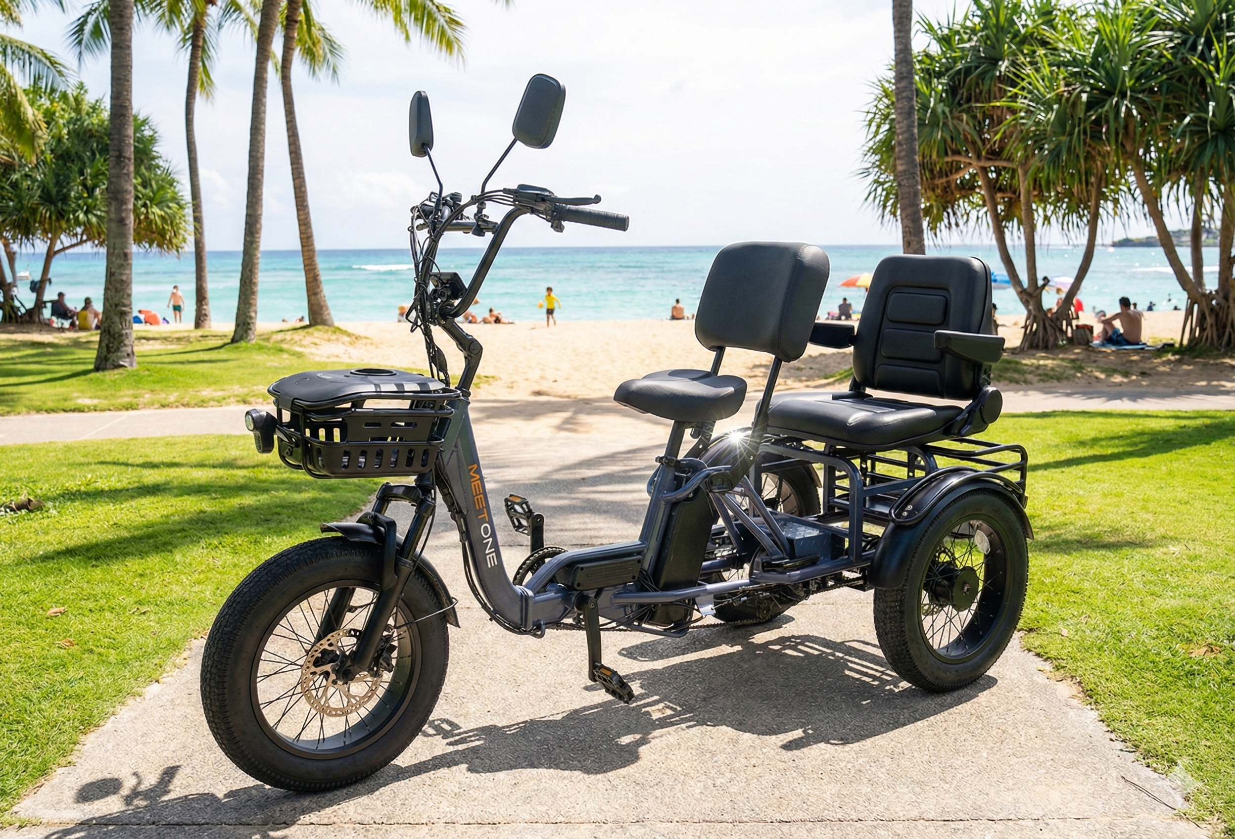 MEET ONE - Pair, Electric Trike with Passenger Seat 40Ah 22MPH