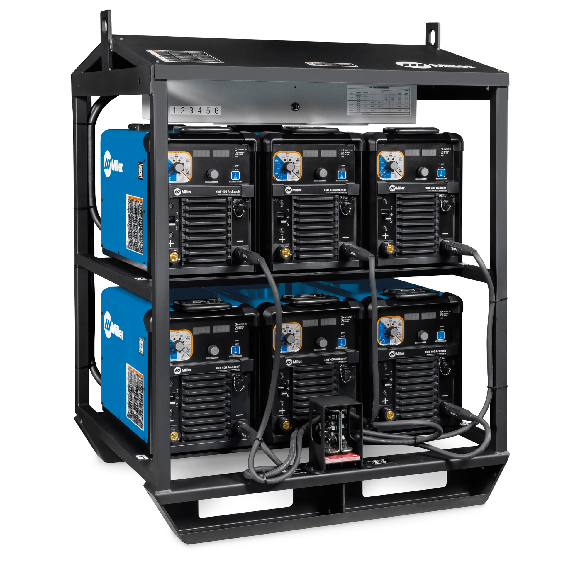 Miller XMT 400 ArcReach 6-Pack Rack - 907883