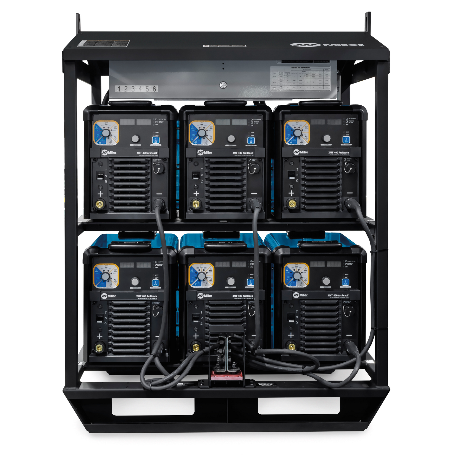 Miller XMT 400 ArcReach 6-Pack Rack - 907883