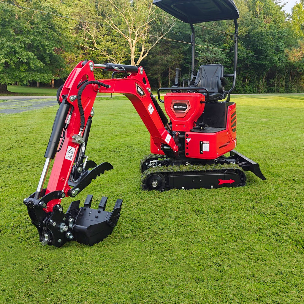 Mini Compact Excavator HONDA GX390 Engine,  65.7" Max. Digging Depth, 1Ton, 2280 LBS Operating Weight,  MEC10