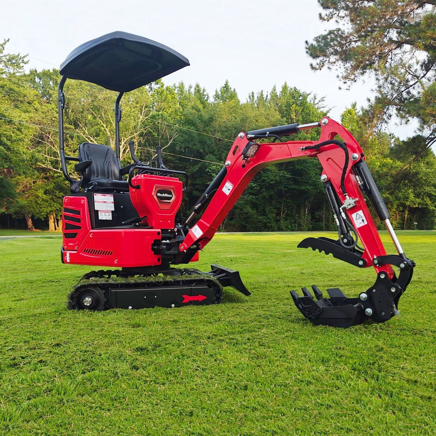 MechMaxx MEC10 Mini Excavator Compact HONDA GX390 Engine 65.7" Max Digging Depth 1 Ton 2280 lbs Operating Weight New