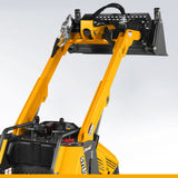 Mini Skid Steer Stand On Compact Track Loader ( 4 in 1 bucket included ) with 25HP KUBOTA D1105 Diesel Engine,  Common Industry Interface (CII),  CROBA  STL1000