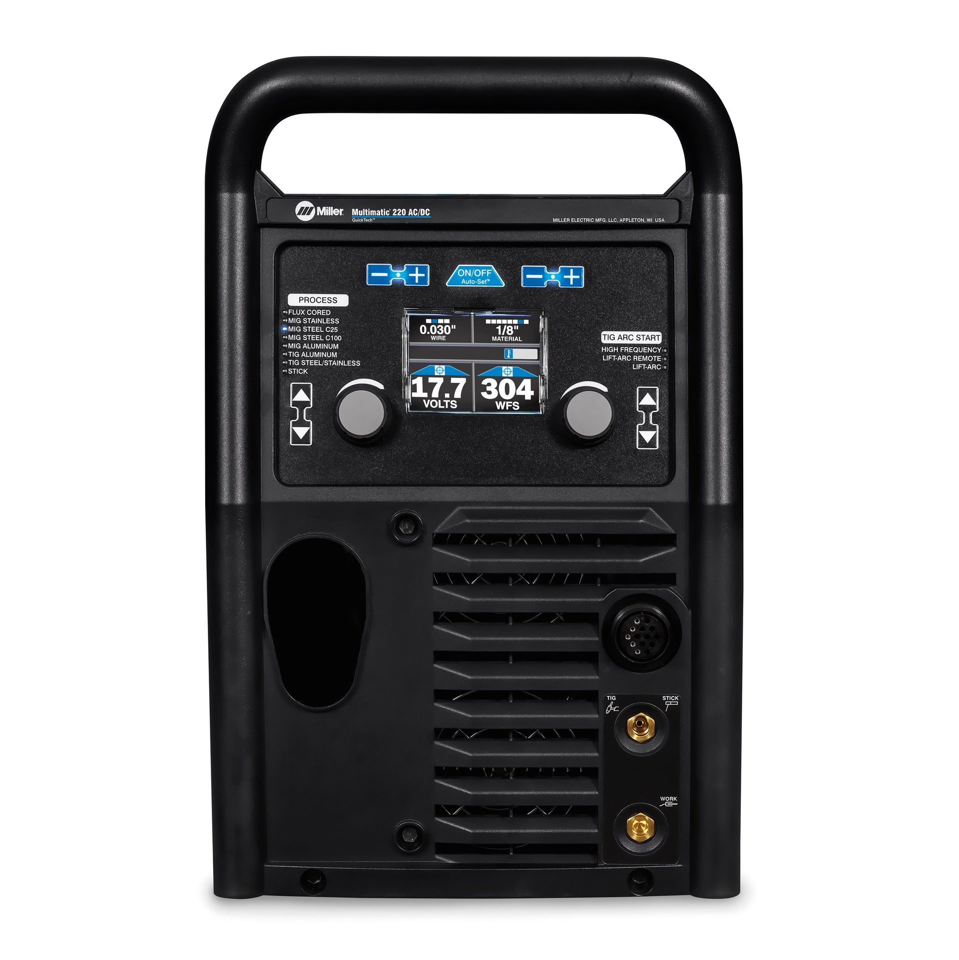Miller Multimatic 220 AC/DC Multiprocess Welder w/ Wireless Pedal - 907757002