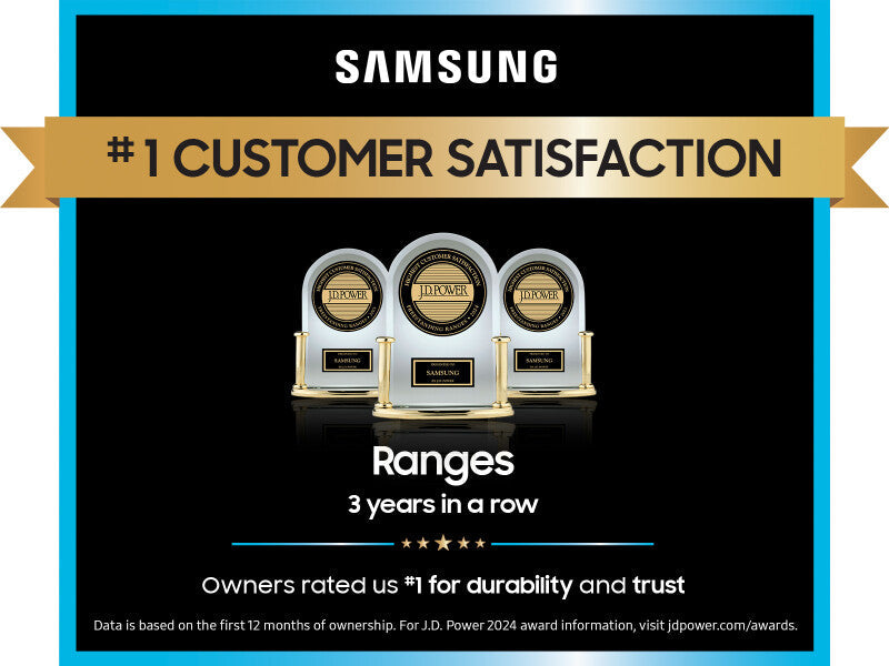 Samsung  Fingerprint Resistant | Wi-Fi | 6.3 cu.ft. - Stainless Steel (NSE6DG8100SRAA)
