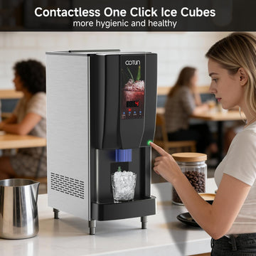 Cotlin HBB100 Nugget Ice & Water Dispenser 3-in-1 Touchless Scratch and Dent