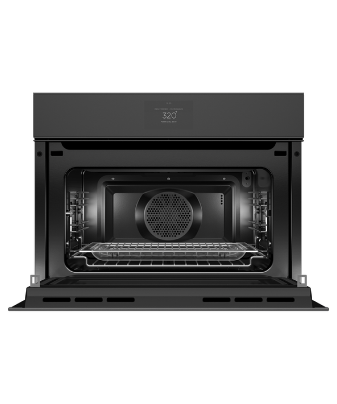 Fisher Paykel  Convection Speed Oven, 24", 22 Function - Black Glass (OM24NMTNB1)