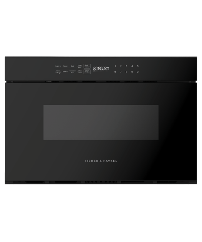 Fisher Paykel  Microwave Drawer 24" - Black Glass (OMD24SDB1)