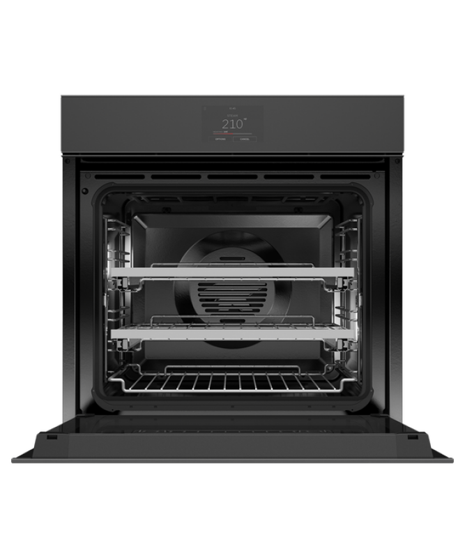 Fisher Paykel  Combination Steam Oven, 24", 23 Function - Black Glass (OS24SMTNB1)