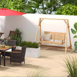 Costway Outdoor Patio Furniture Bundle Set Umbrella Swing Bistro 97764753 New