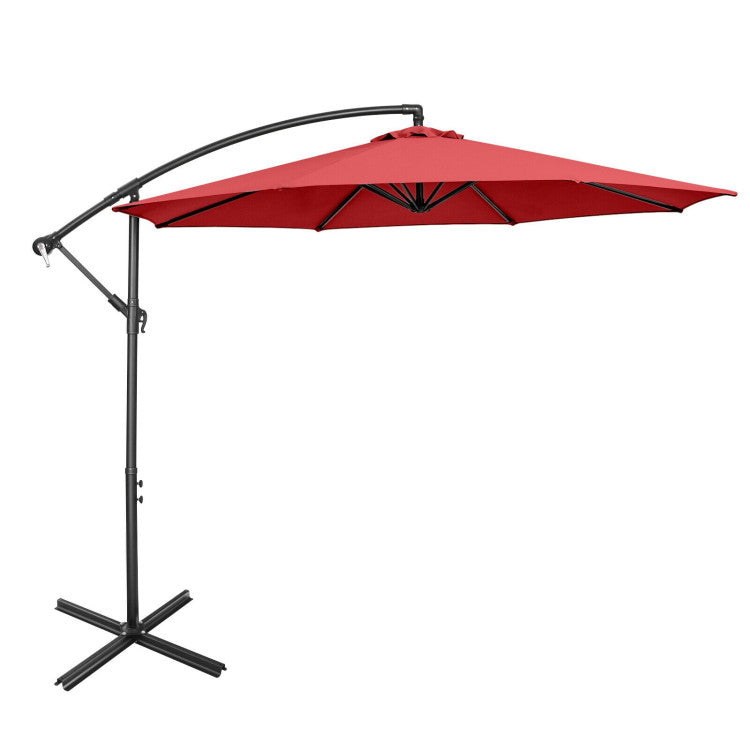 Costway Outdoor Patio Furniture Bundle Set Umbrella Swing Bistro 97764753 New
