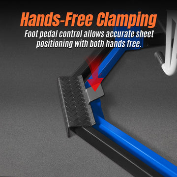 MechMaxx PBA5014' Clamp Pan and Box Brake 50" Light Duty Sheet Metal Folding Machine 0-135° Bending Angle 1.9" Clamping Lift 2" Box Depth New