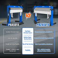 50-Inch Foot Clamp Pan and Box Brake, Industrial Heavy Duty Sheet Metal Folding Machine, 0–135° Bending Angle, 1.9" Clamping Lift, 2" Box Depth PB2A5014