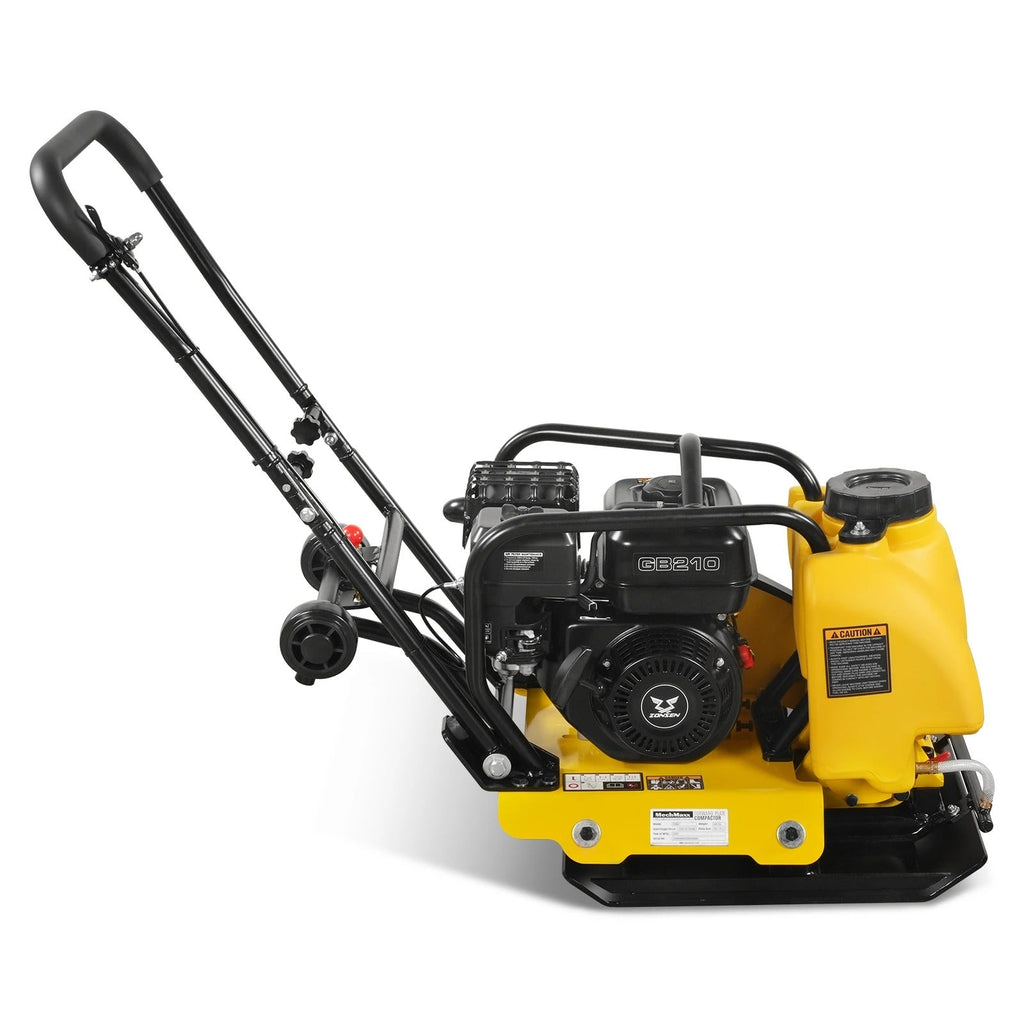 5.8 HP Vibratory Plate Compactor with Wheel Kit, 3150 lb Centrifugal Force for Soil, Gravel, Asphalt and Paver Base, PC80Z